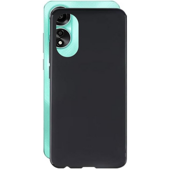 Funda Carcasa Oppo A78 (4g) Gel Tpu Silicona Negro