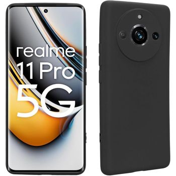 Funda gel TPU silicona anti golpe Realme 11 Pro+ Plus + Protector