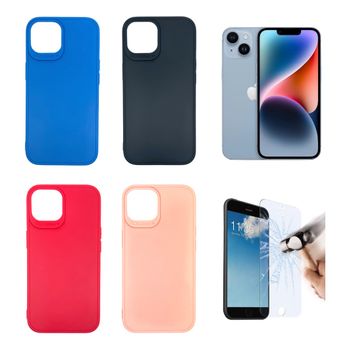 Funda Carcasa Apple Iphone 15 (5g) Gel Tpu Silicona Colores