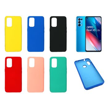 Funda Oppo Find X3 Lite (5g) Rigida Silicona Ultra Suave Varios Colores