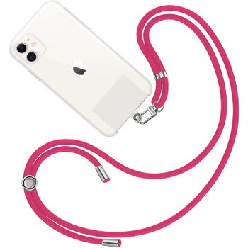 Cuerda Para Funda Carcasa De Movil Con Tarjeta Adaptador Universal Cordon Colgante Rosa