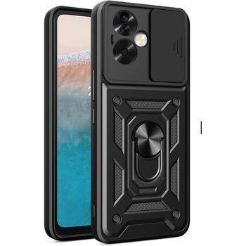 Funda Oppo Reno 11f / F25 Pro (5g) Carcasa Antigolpes Soporte Anillo Cubre Lente