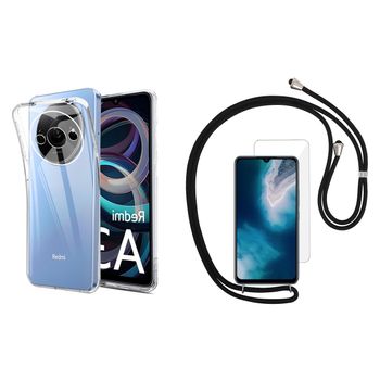 Funda Xiaomi Redmi A3 (4g) Silicona Gel Tpu Colgante Transparente