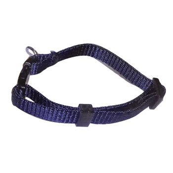 Collar Para Perros Pequeños Y Gatos Nylon 1cm X 30cm - Color - Azul Marino