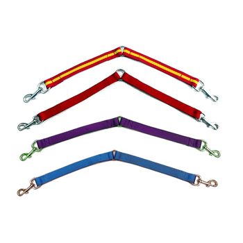 Correa Para Perros Nylon Doble Ramal 70cm - Color - Azul