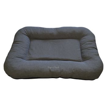 Cama Perro Con Almohada De Poliéster Espuma Pp 75x55x20cm-pawhut.gris con  Ofertas en Carrefour