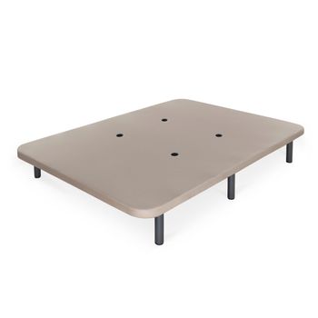 Base Tapizada Acero Con Tejido 3d Altura:±25cm Gris Nalui 90x200 Cm con  Ofertas en Carrefour