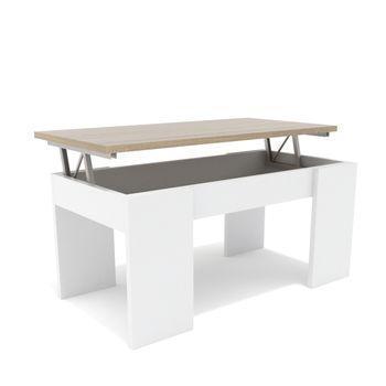 Tablero de mesa cuadrado de madera maciza de haya 80x80x4 cm