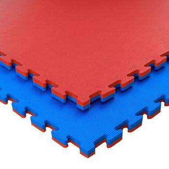 Jowy 1 Pieza (1m² ) Tatami Puzzle Esterilla Goma Espuma, Tatami Suelo Para  Gimnasio Ideal Artes Marciales 1m X 1m X 2cm Superficie 5 Lineas Rojo/azul  con Ofertas en Carrefour