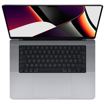 Portatil Macbook Pro Retina Mk183ll/a, (2021 ), M1 Pro, 16 Gb, 512 Gb Ssd, 16,2" Retina Gris Espacial - Reacondicionado Grado A