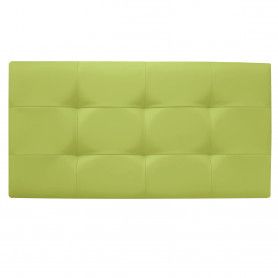 Cabecero De Cama 90, Tapizado En Polipiel Tennessee Verde Para Cama Juvenil/matrimonio, 90x70 Cm De Alto