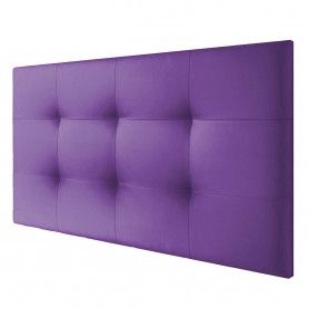 Cabecero De Cama 90, Tapizado En Polipiel Tennessee Morado Para Cama Juvenil/matrimonio, 90x70 Cm De Alto