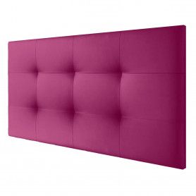 Cabecero De Cama 90, Tapizado En Polipiel Tennessee Fucsia Para Cama Juvenil/matrimonio, 90x70 Cm De Alto