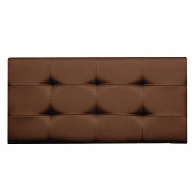 Cabecero De Cama 90, Tapizado En Polipiel Tennessee Bronce Para Cama Juvenil/matrimonio, 90x70 Cm De Alto