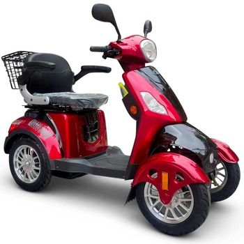 Scooter Eléctrico Movilidad Reducida| Moto 800w | Agm 48v 22ah | Rojo