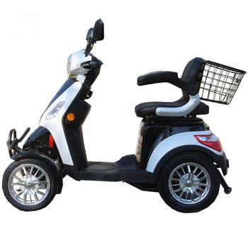 Scooter Eléctrico Movilidad Reducida| Moto 800w | Litio 48v 80ah | Blanco