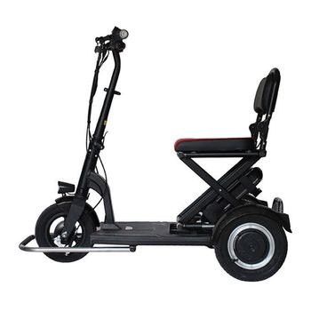 Scooter Movilidad Reducida| Folding 300w | Litio 36v 16ah | Negro