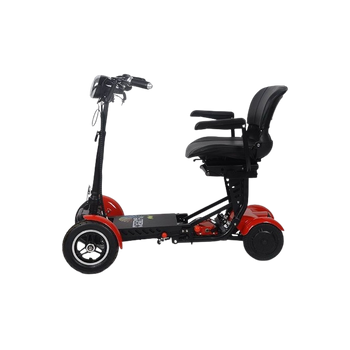 Scooter Eléctrico Plegable Con Doble Motor| Mini Urban 500w | Litio 36v 12,8ah | Rojo