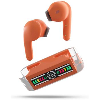 Auriculares Inalámbricos Bluetooth V5.3 M12max Gran Estéreo Y Gran Batería Naranja-karawan