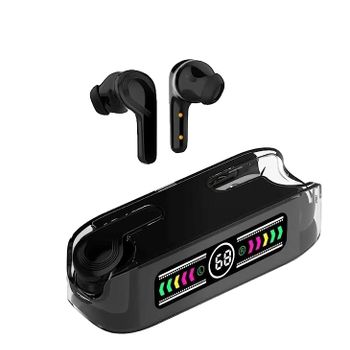 Auriculares Inalámbricos Bluetooth V5.3 M12max Super Estéreo Y Gran Batería Negro-karawan