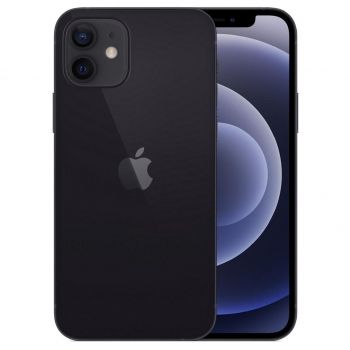 Iphone 12 64gb Negro Reacondicionado Estado Excelente (a+) + 2 Años De Garantía + Caja Con Cargador Y Cable