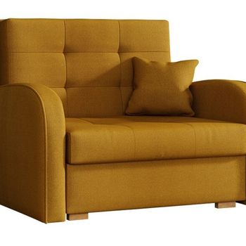 Sillón Columbus 114, Amarillo, Tapiz, Muebles Ya Montados, 85x103x98cm