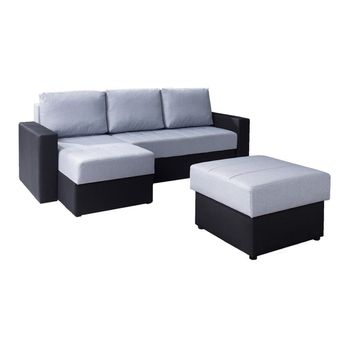 Conjunto De Muebles Tapizado Providence B119, Función De Descanso, Azul, Tapiz