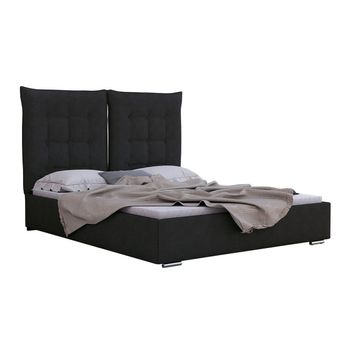 Cama Florence 104, Doble, Gris, Tapiz, 155x214x128cm