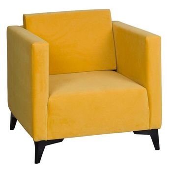 Sillón Providence K102, Amarillo, Tapiz, 74x76x82cm