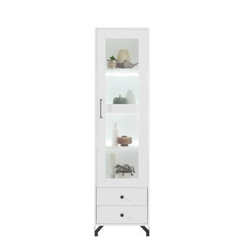 Vitrina Omaha L118, Con Puertas, Número De Puertas: 1, Número De Cajones: 2, 190x50x40cm