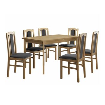 Conjunto De Comedor Victorville 277, Número De Asientos: 6, 78x80x140cm