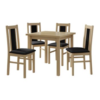 Conjunto De Comedor Victorville 279, Número De Asientos: 4, 78x80x80cm