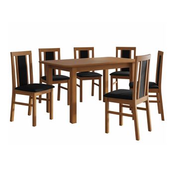 Conjunto De Comedor Victorville 282, Número De Asientos: 6, 76x80x140cm