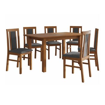 Conjunto De Comedor Victorville 282, Número De Asientos: 6, 76x80x140cm