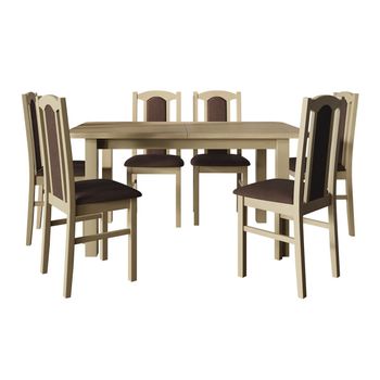 Conjunto De Comedor Victorville 312, Número De Asientos: 6, 76x80x140cm