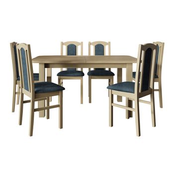 Conjunto De Comedor Victorville 312, Número De Asientos: 6, 76x80x140cm