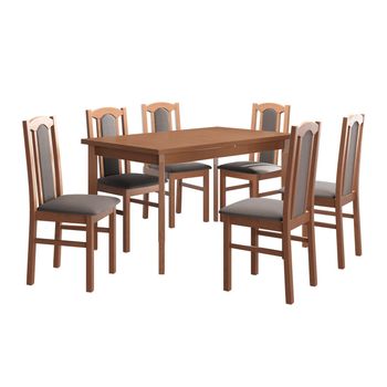 Conjunto De Comedor Victorville 313, Número De Asientos: 6, 78x80x140cm