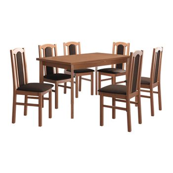 Conjunto De Comedor Victorville 313, Número De Asientos: 6, 78x80x140cm