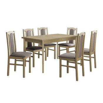 Conjunto De Comedor Victorville 313, Número De Asientos: 6, 78x80x140cm