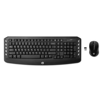 Teclado + Ratón Hp Wireless Classic Desktop Combo Español Inalámbrico Usb, Negro, Km0 Caja Original/ Producto Reacondicionado