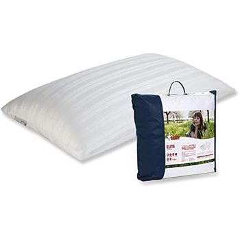 Almohada Élite De Fibra 120 Cm Funda De Algodón Fibra Cardada, Moshy