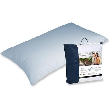 Almohada British De Fibra 70 Cm Adaptable Y Transpirable, Moshy