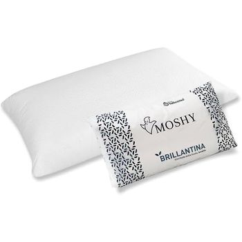 Almohada Brillantina De Fibra 150 Cm Alta Capacidad De Recuperación, Moshy