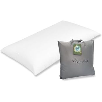 Almohada Zero De Fibra 120 Cm Materia Prima Reciclada, Moshy