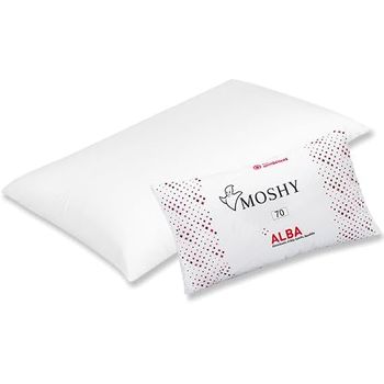 Almohada Alba De Fibra (70x50 Cm) Antiacaros, Moshy