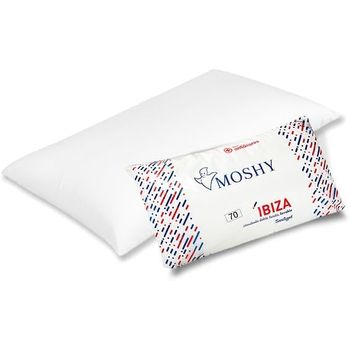 Almohada Ibiza De Fibra 60 Cm Antibacteriano, Moshy