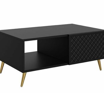 Mesa De Centro Comfivo K103, Aglomerado Laminado, Angular, 45x62x99cm