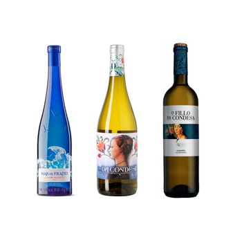 Lote Albariños Calidade - Mar De Frades, O Filo Da Condesa, Lagar Da Condesa - 12.5%, 3 Botellas De 75cl.