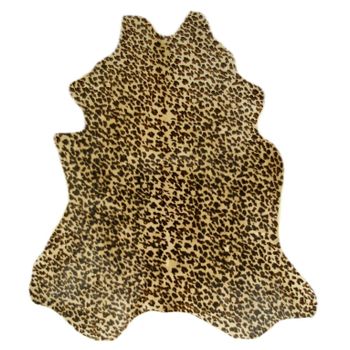 Alfombra Piel De Vaca Estampado Leopardo Ch-1890