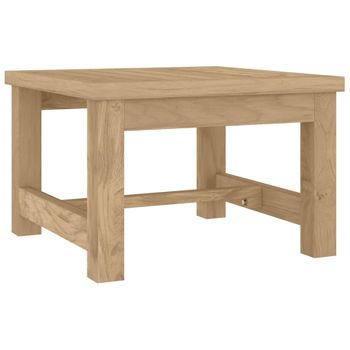 Mesa De Centro Madera Maciza De Teca 45x45x30 Cm